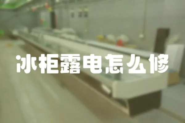 冰柜露電怎么修