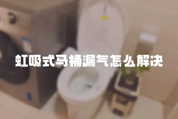 虹吸式馬桶漏氣怎么解決
