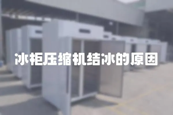 冰柜壓縮機(jī)結(jié)冰的原因