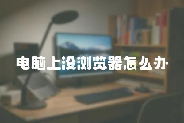 電腦上沒瀏覽器怎么辦