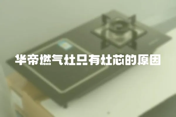 華帝燃氣灶只有灶芯的原因