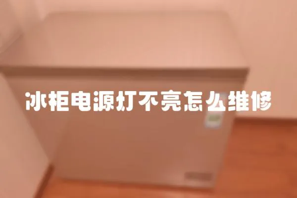 冰柜電源燈不亮怎么維修