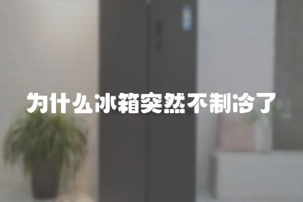 為什么冰箱突然不制冷了