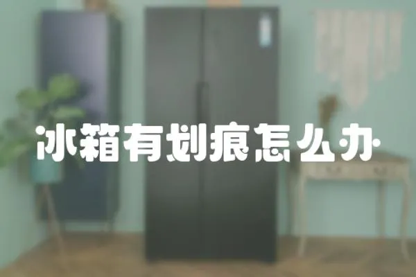 冰箱有劃痕怎么辦