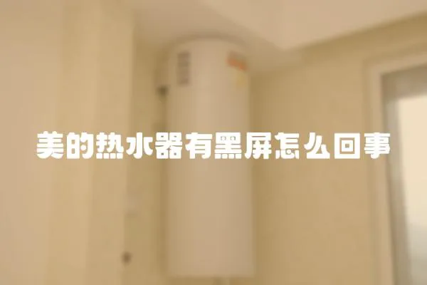 美的熱水器有黑屏怎么回事