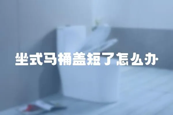 坐式馬桶蓋短了怎么辦