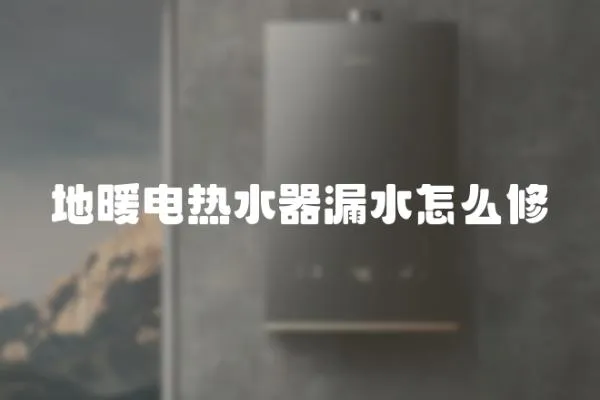 地暖電熱水器漏水怎么修