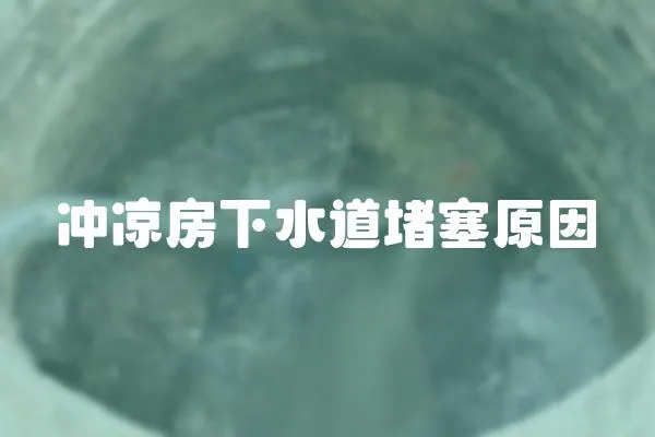 沖涼房下水道堵塞原因