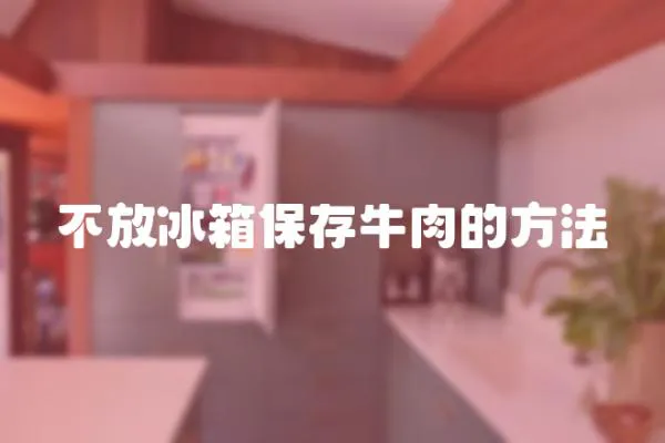 不放冰箱保存牛肉的方法