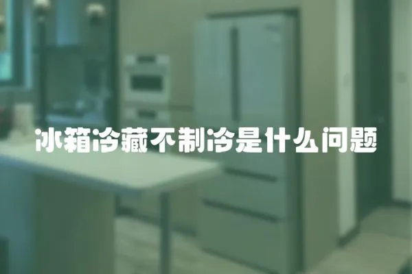 冰箱冷藏不制冷是什么問題