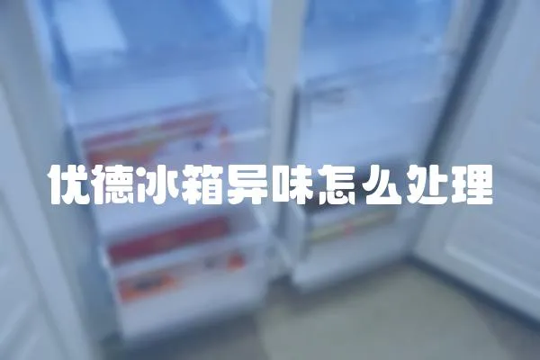 優德冰箱異味怎么處理