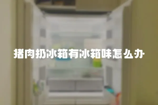 豬肉扔冰箱有冰箱味怎么辦