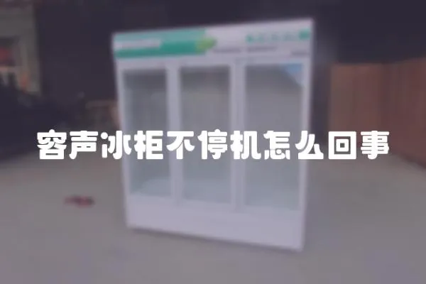容聲冰柜不停機怎么回事
