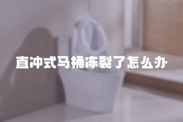 直沖式馬桶凍裂了怎么辦