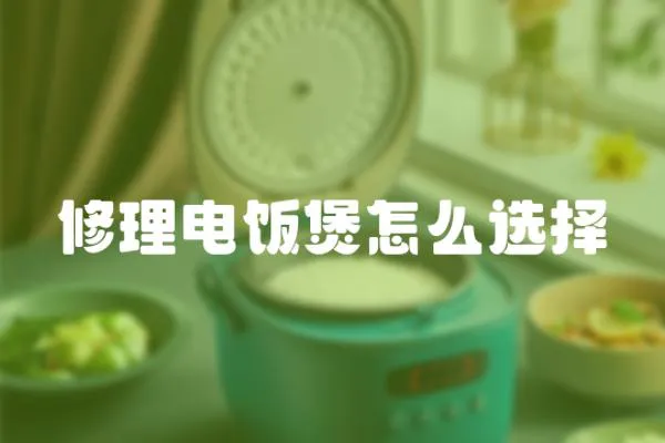 修理電飯煲怎么選擇