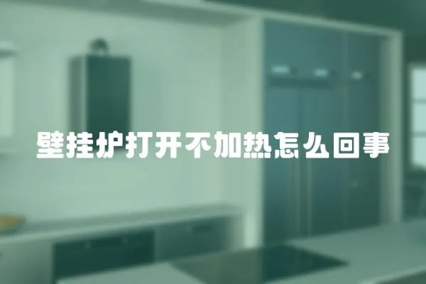 壁掛爐打開不加熱怎么回事