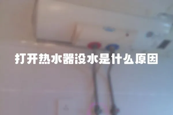 打開熱水器沒水是什么原因