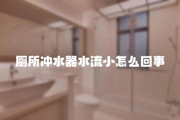 廁所沖水器水流小怎么回事