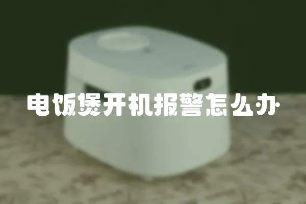 電飯煲開機(jī)報(bào)警怎么辦