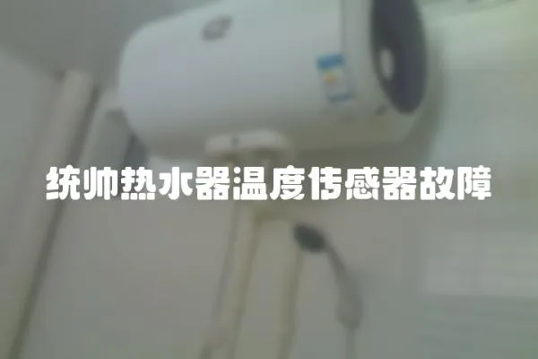 統帥熱水器溫度傳感器故障