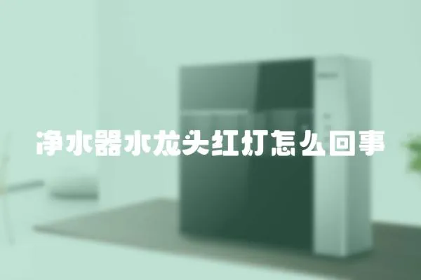 凈水器水龍頭紅燈怎么回事