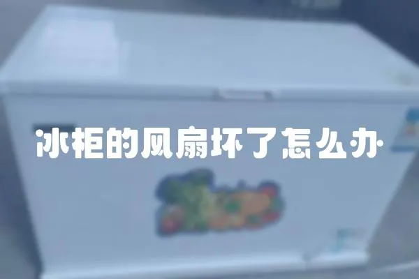 冰柜的風扇壞了怎么辦
