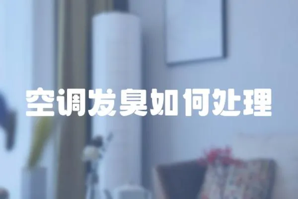 空調(diào)發(fā)臭如何處理