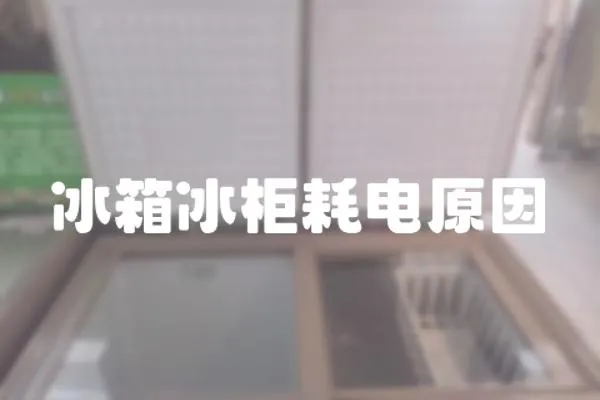 冰箱冰柜耗電原因