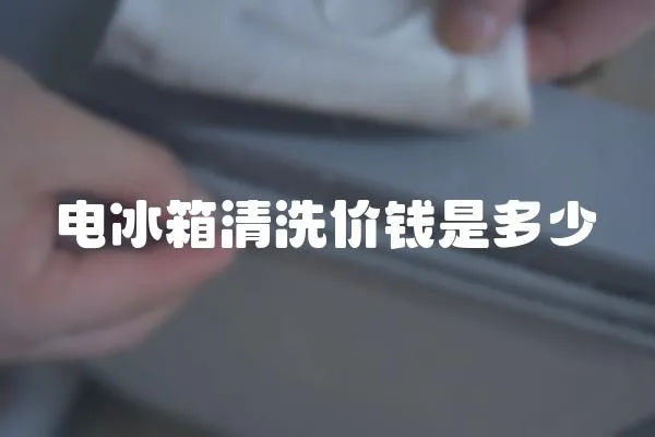 電冰箱清洗價錢是多少
