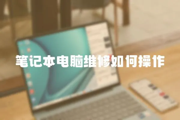 筆記本電腦維修如何操作