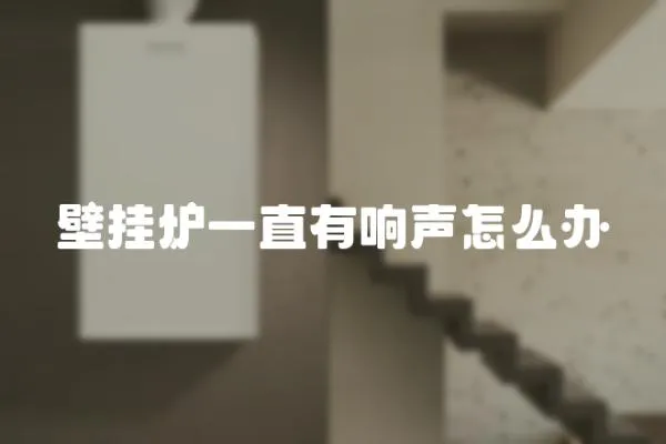 壁掛爐一直有響聲怎么辦