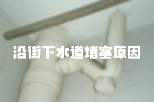 沿街下水道堵塞原因