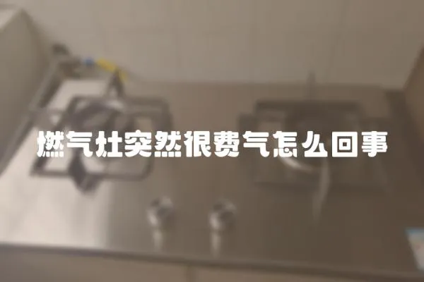 燃氣灶突然很費氣怎么回事