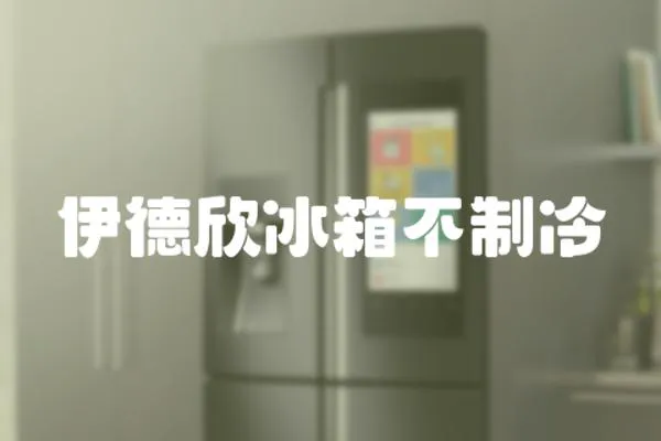 伊德欣冰箱不制冷