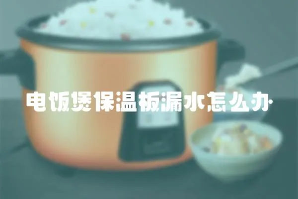 電飯煲保溫板漏水怎么辦