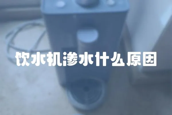 飲水機滲水什么原因