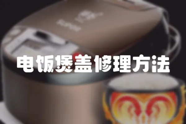 電飯煲蓋修理方法