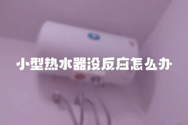 小型熱水器沒反應怎么辦
