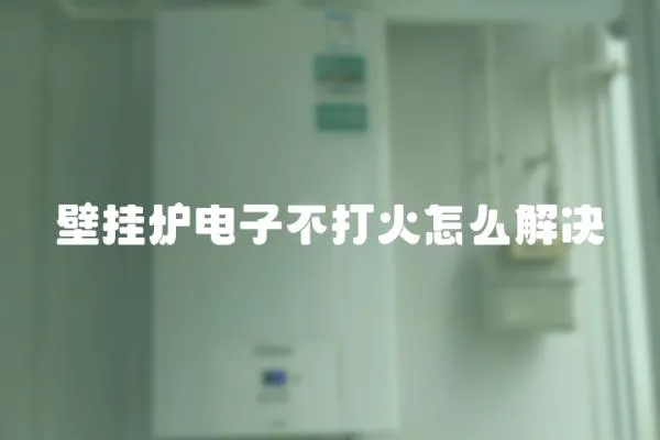 壁掛爐電子不打火怎么解決