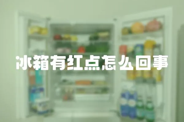 冰箱有紅點怎么回事