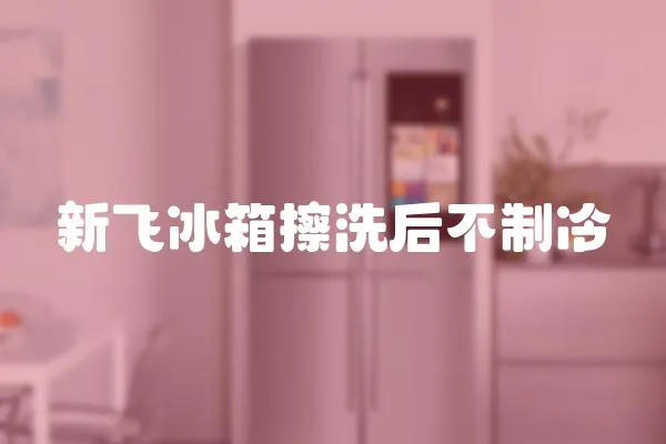 新飛冰箱擦洗后不制冷