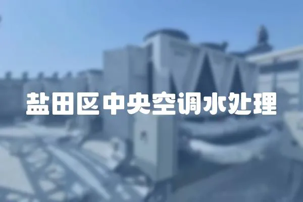 鹽田區中央空調水處理