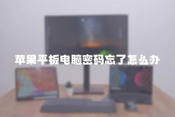 蘋果平板電腦密碼忘了怎么辦