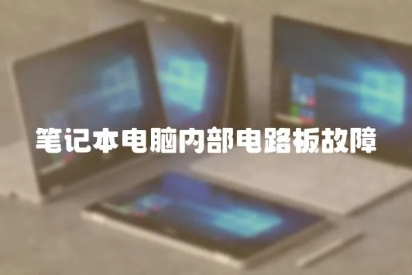 筆記本電腦內部電路板故障