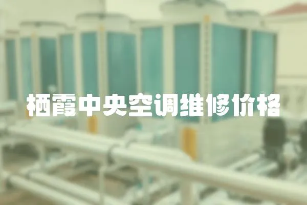 棲霞中央空調維修價格