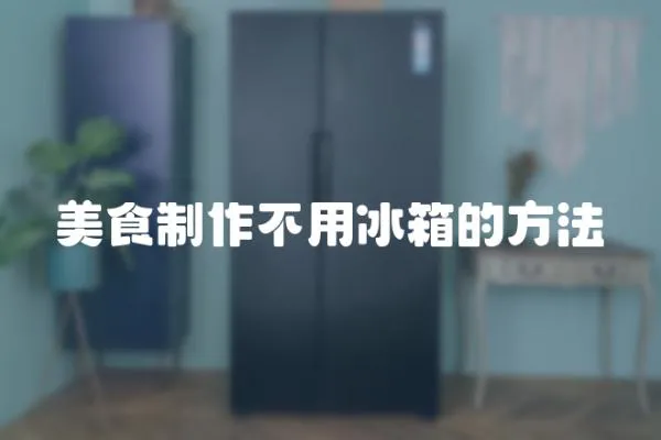 美食制作不用冰箱的方法