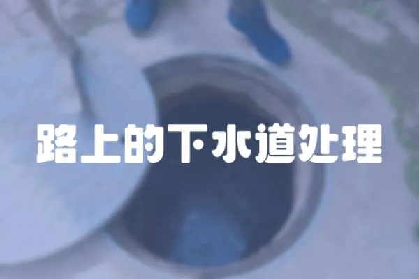 路上的下水道處理