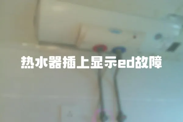 熱水器插上顯示ed故障