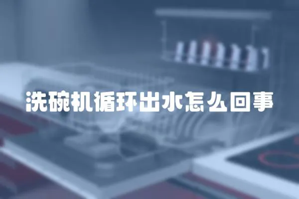 洗碗機循環出水怎么回事