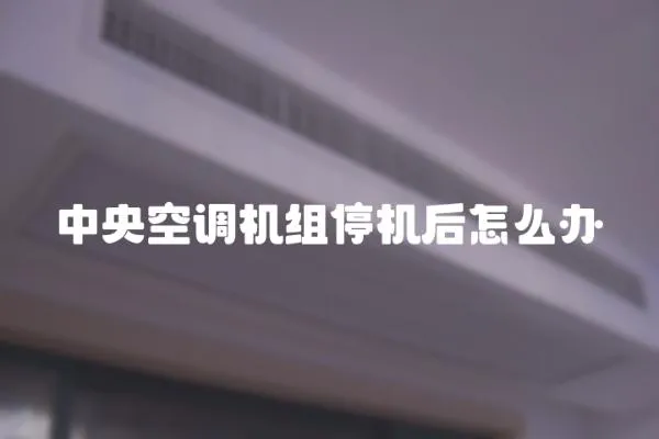 中央空調(diào)機(jī)組停機(jī)后怎么辦
